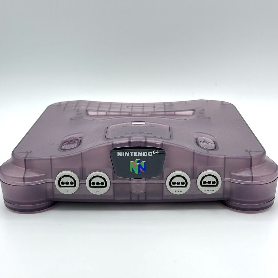 Nintendo 64 (N64) Console | Clear Atomic Purple Reshell