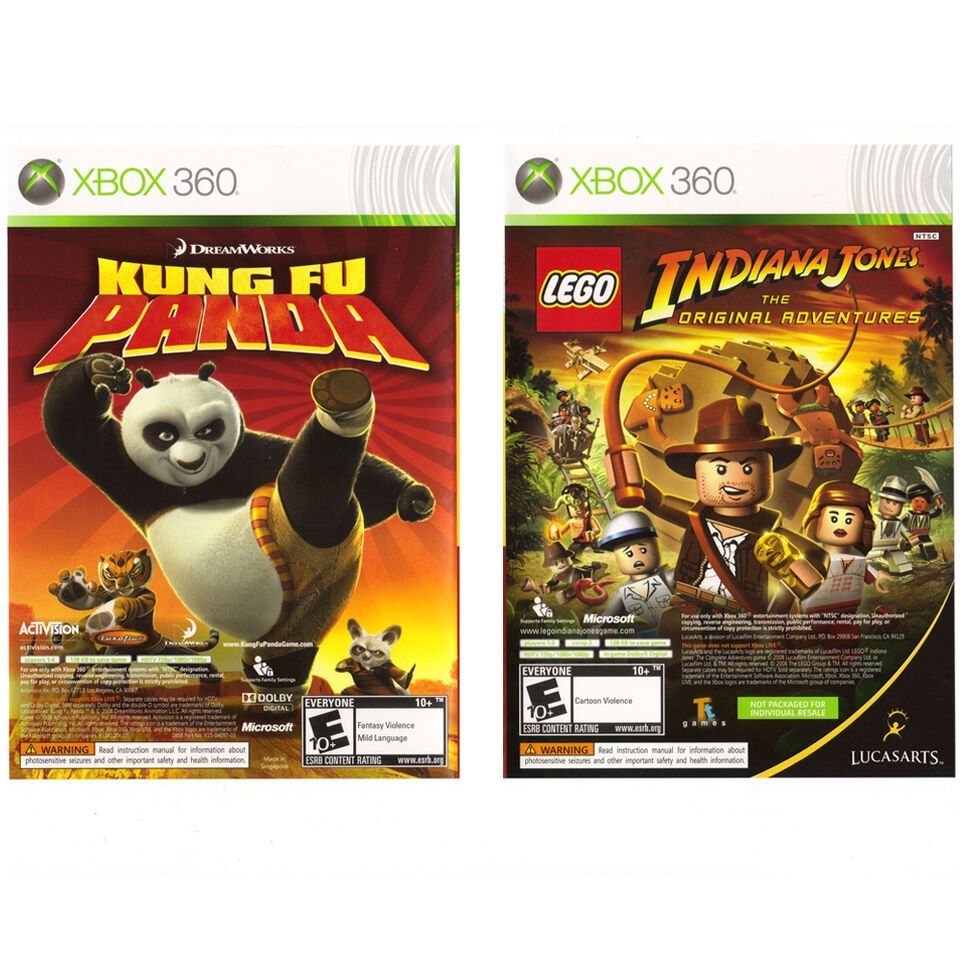LEGO Indiana Jones/Kung Fu Panda Double Pack - Xbox 360