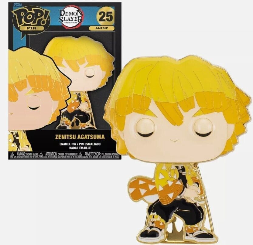 #25 Demon Slayer - Zenitsu Agatsuma - Funko Pop Pin!