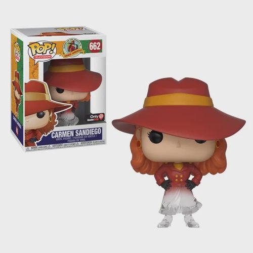 #662 Where In The World Is Carmen Sandiego - Carmen Sandiego - Only At Gamestop - Funko Pop!