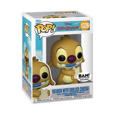 #1339 Lilo &amp; Stitch - Reuben With Grilled Cheese - Bam! Exclusive Sticker - Funko Pop!!