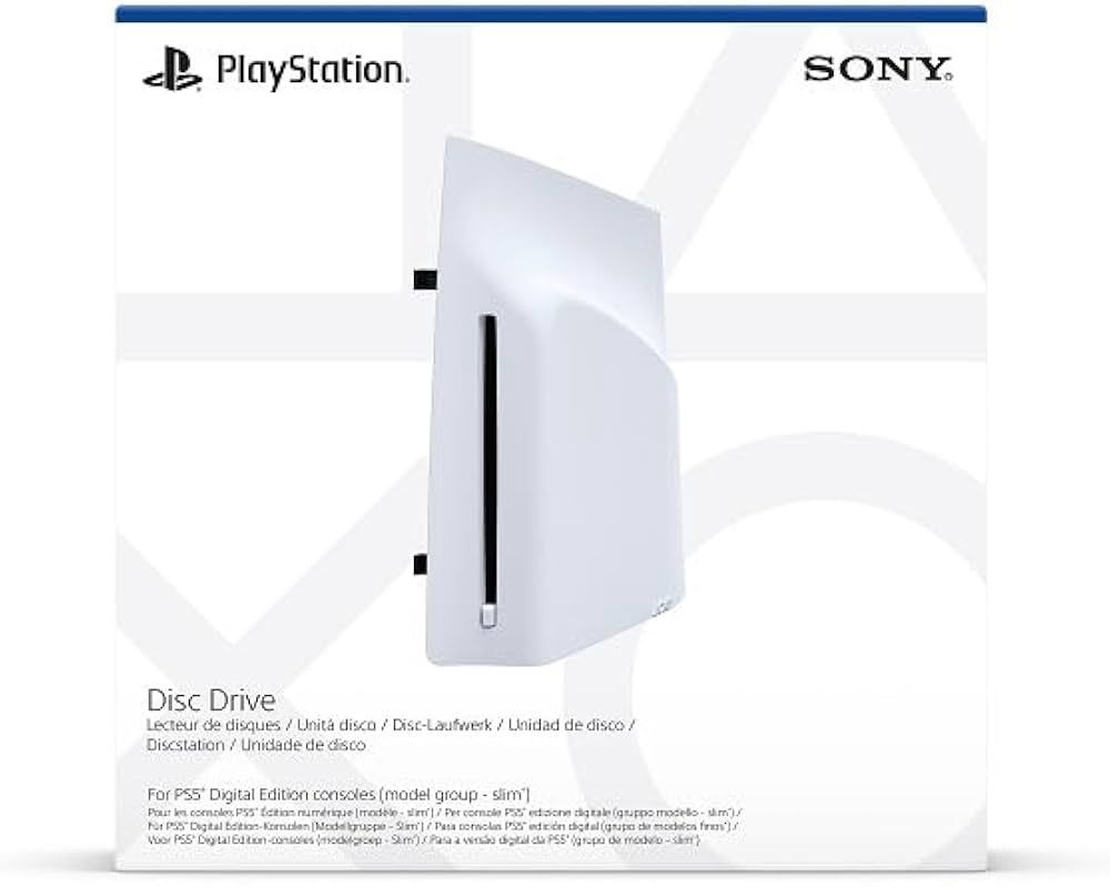 Sony Disc Drive for PS5 Slim Digital Edition Consoles - White