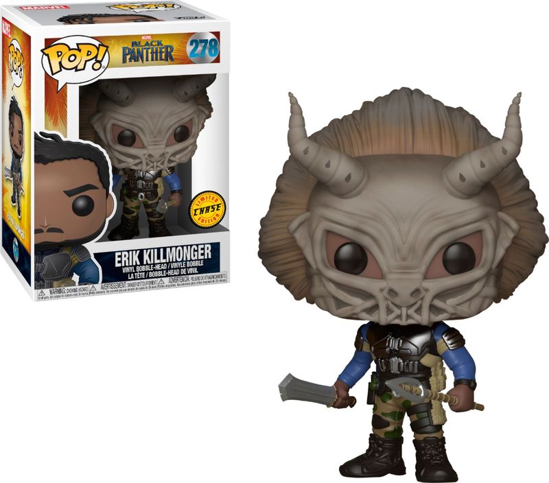 #278 Marvel Black Panther -Erik Killmonger [Chase] Funko Pop!