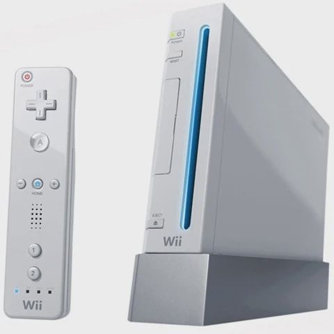 White Wii Console (Non Backwards Compatible)