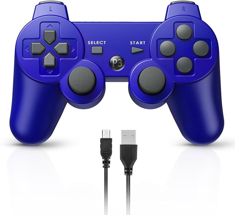 3rd Party Blue Wireless Playstation 3 Controller