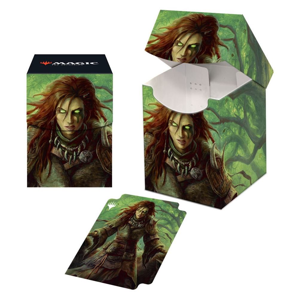 Deckbox: PRO 100+ MTG- Commander Legends- Battle for Baldurs Gate- Faldorn, Dread Wolf Herald