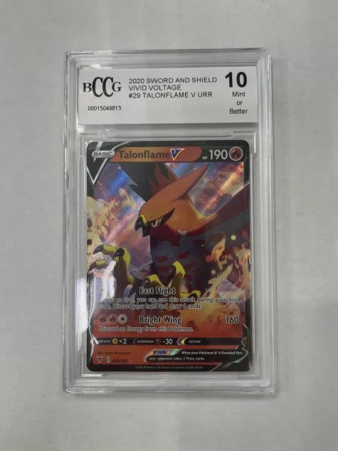 BCCG 10 - 2020 Sword and Shield - Vivid Voltage - #29 Talonflame V URR (00015049613)