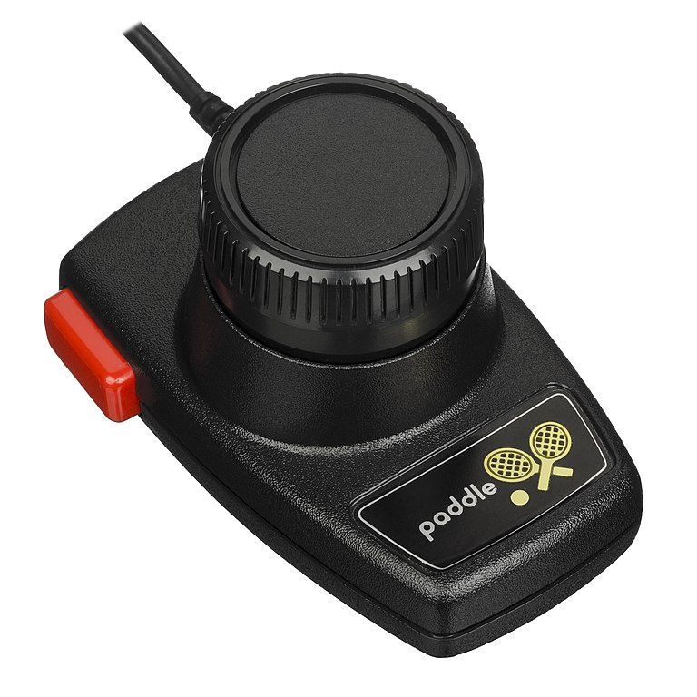 Atari 2600 Console with Paddles and Joystick