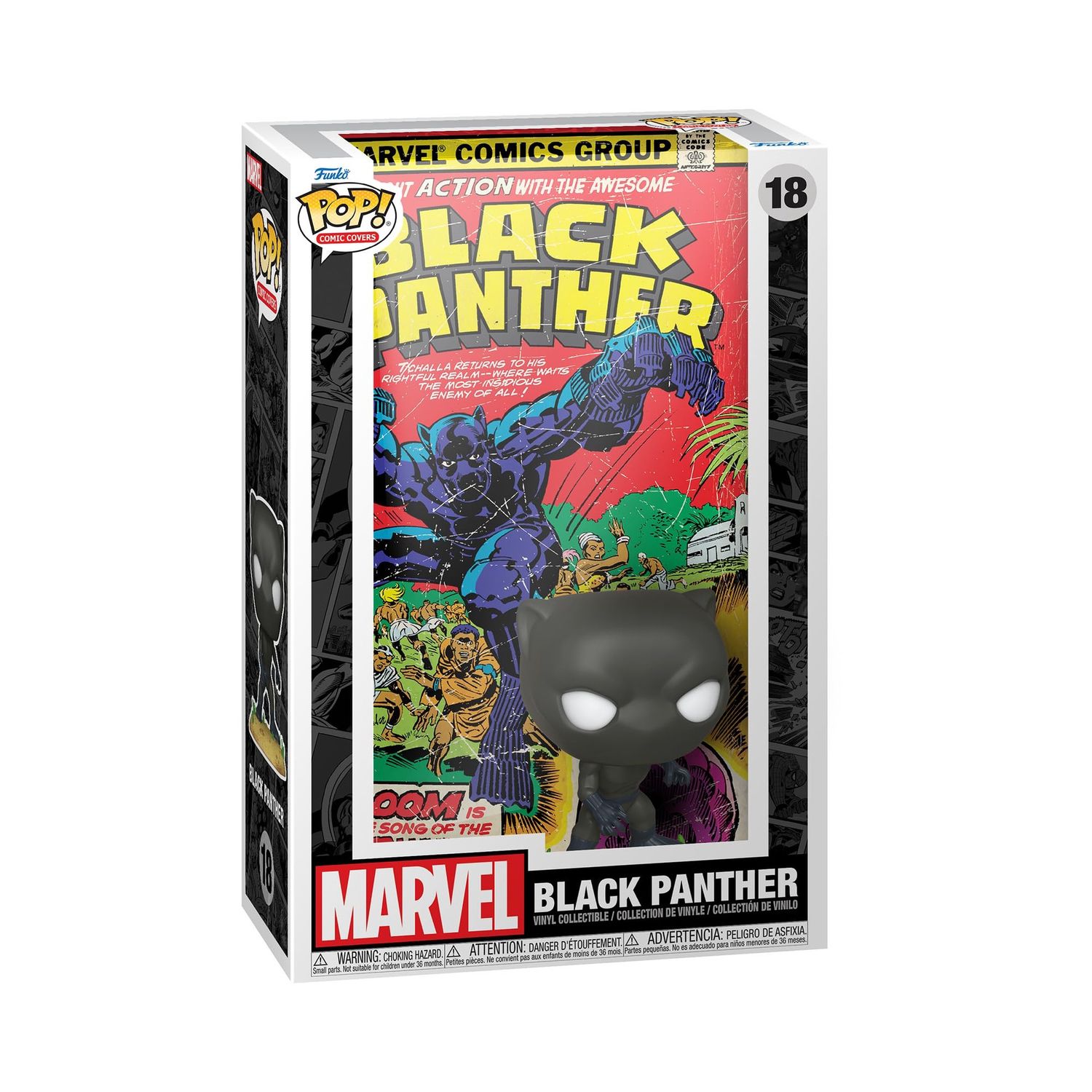 #18 - Marvel - Black Panther Funko Pop Comic Covers