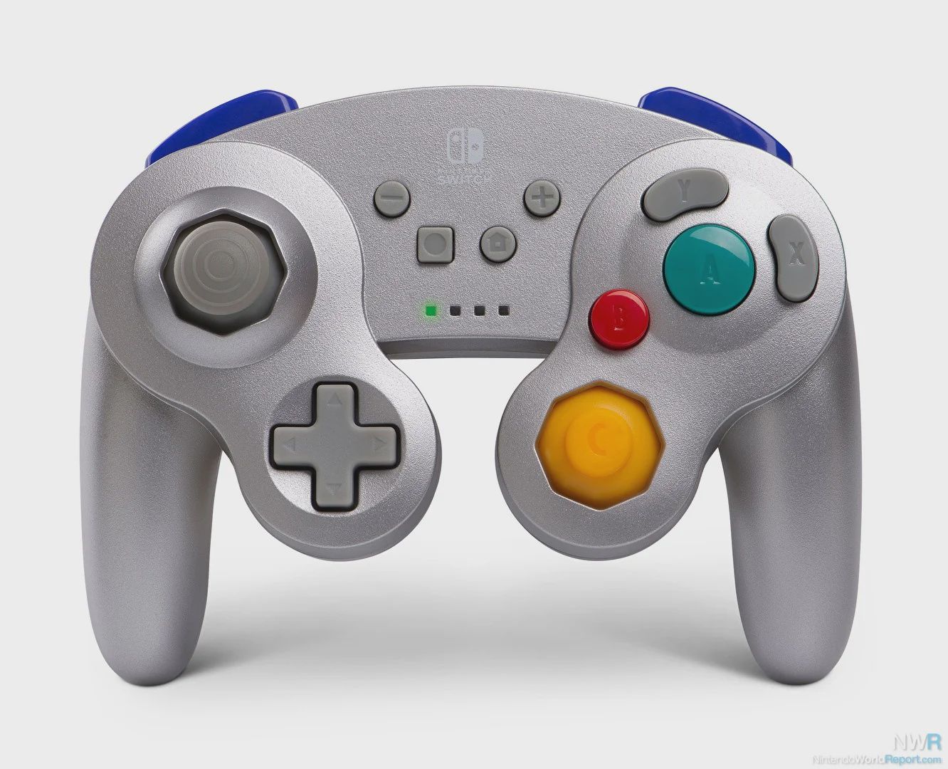 Platinum Nintendo Switch Gamecube Style Wireless Controller