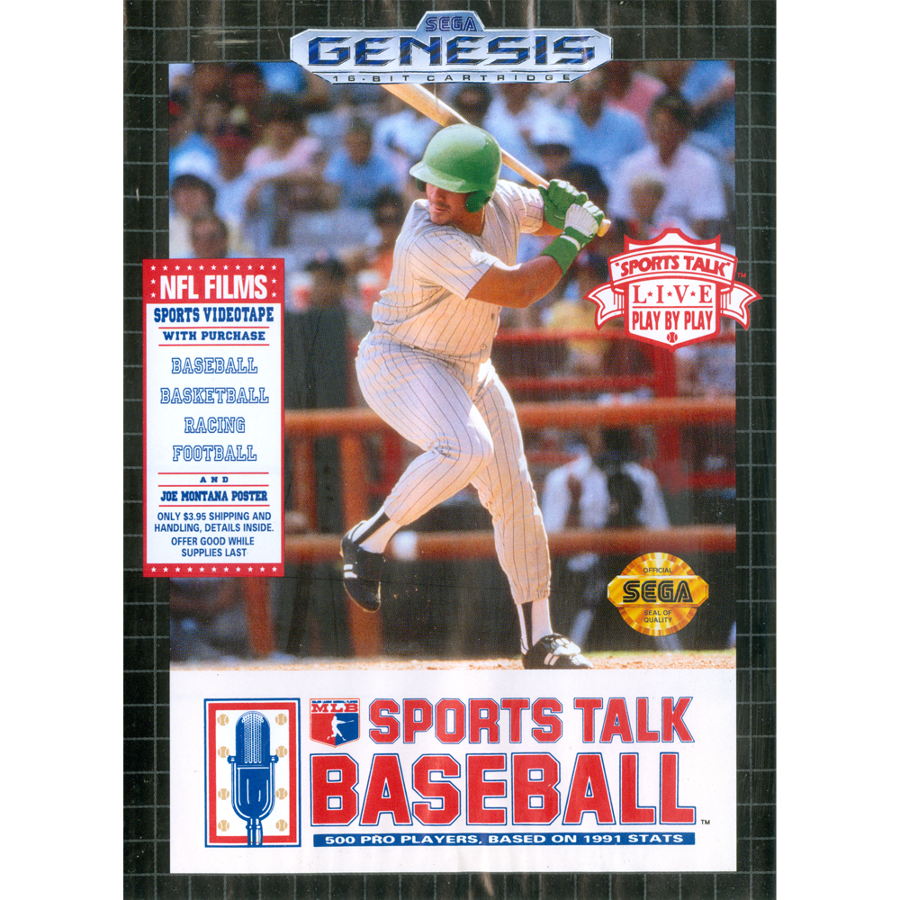 Sports Talk Baseball - SEGA Genesis