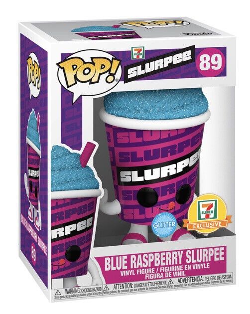 #89 - Slurpee - Blue Raspberry Slurpee [7/11 Exclusive] [Glitter] - Funko Pop