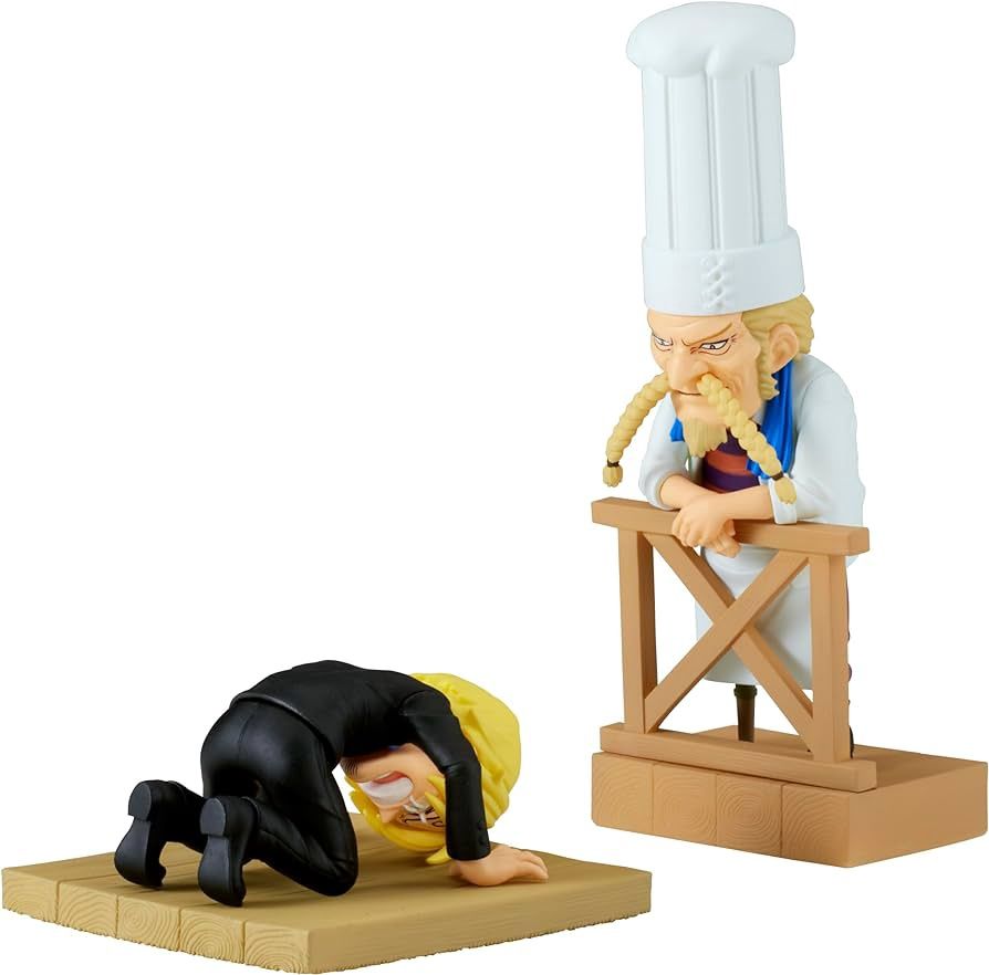 One Piece World Collectible Figure Log Stories Sanji &amp; Zeff Figure