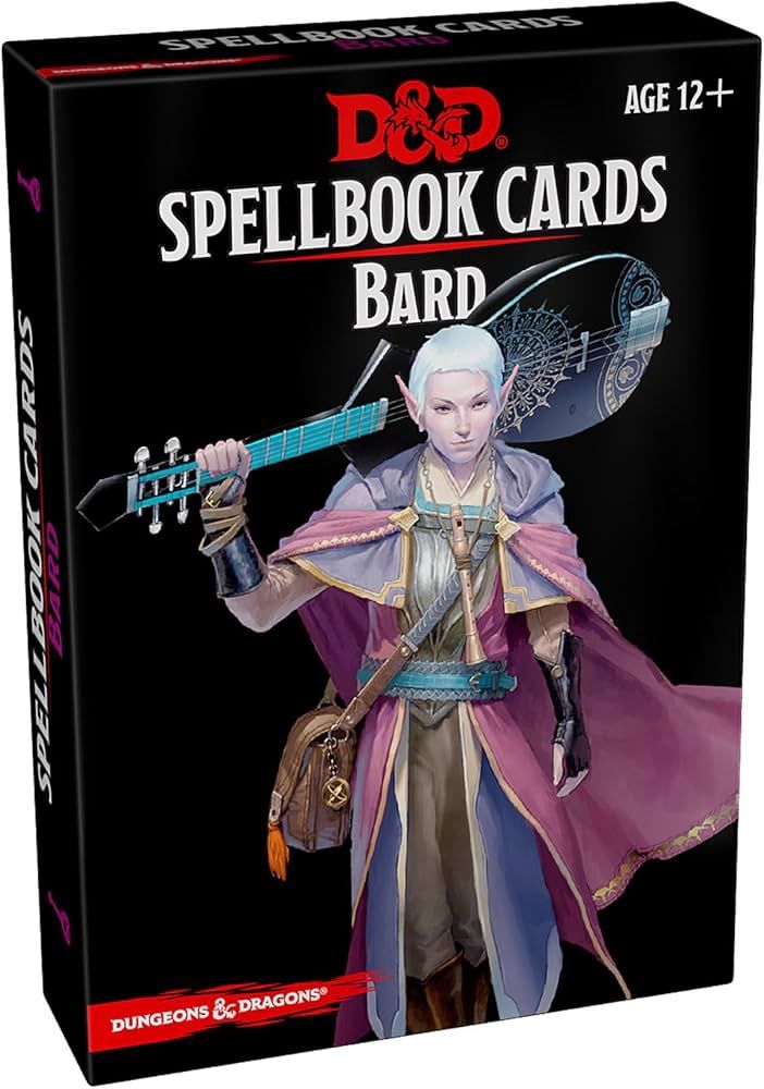DND Spellbook Cards - Bard