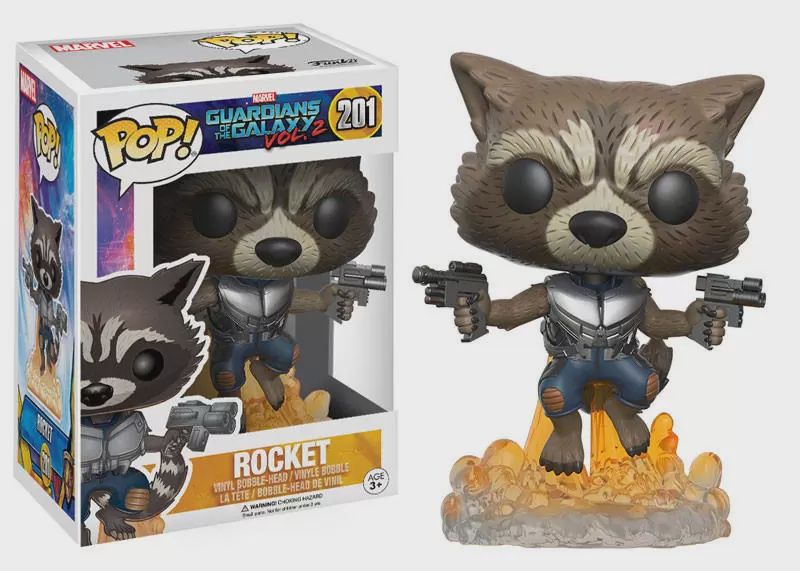 #201 Marvel Guardians Of The Galaxy Vol.2 - Rocket - Funko Pop!