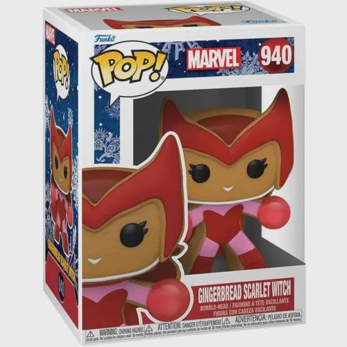 #940 Marvel - Guingerbread Scarlet Witch Funko Pop!