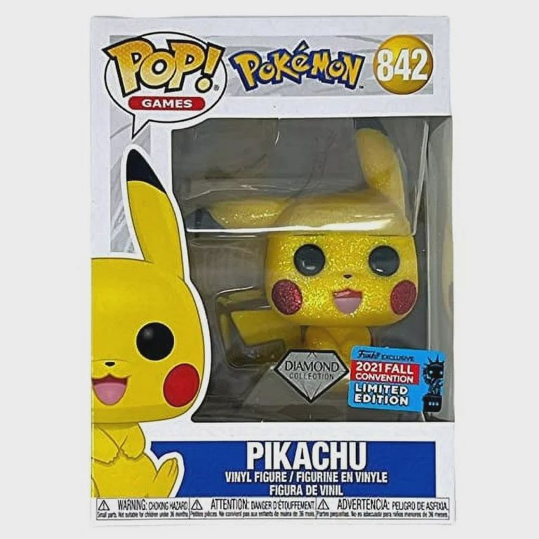 #842 Pokemon - Pikachu [Diamond Collection; 2021 Summer Convention Limited Edition] - Pop! Games