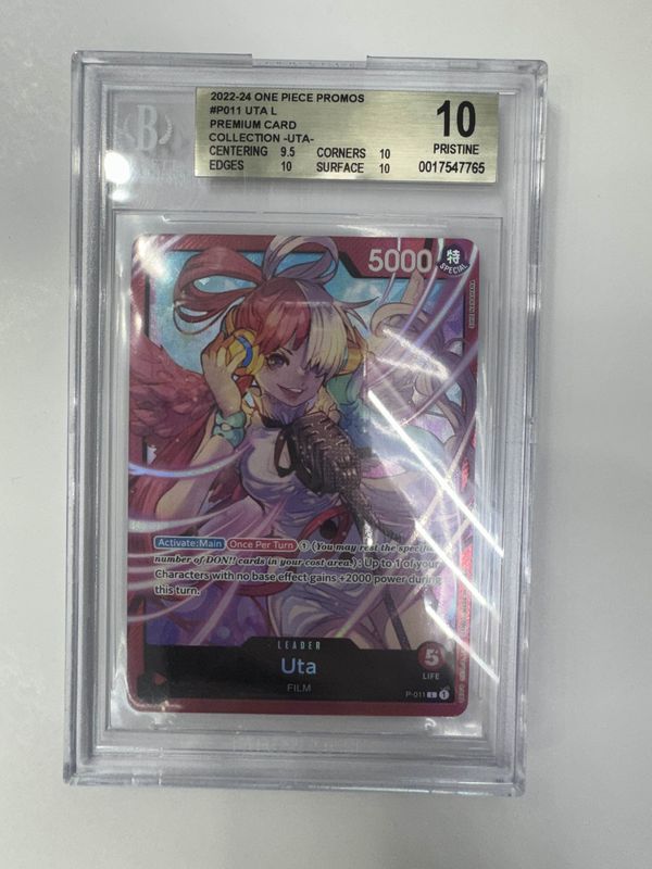 BGS 10 2022-24 One Piece Promos #P011 Uta L Premium Card Collection - Uta - (0017547765)