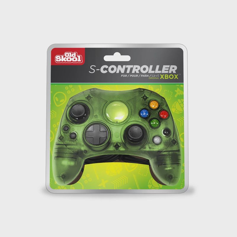 OGXB Green S Controller OLD SKOOL