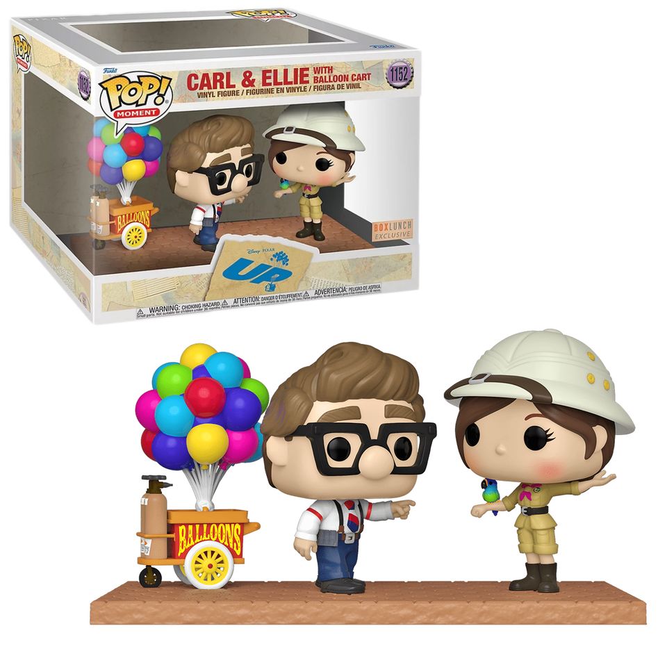 #1152 Up -  Carl &amp; Ellie With Ballon Cart - Funko Pop!