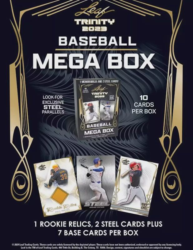 2023 Leaf Trinity Baseball Mega Box