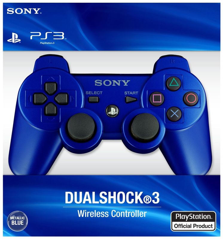 Blue Dualshock 3 (Playstation 3) Controller