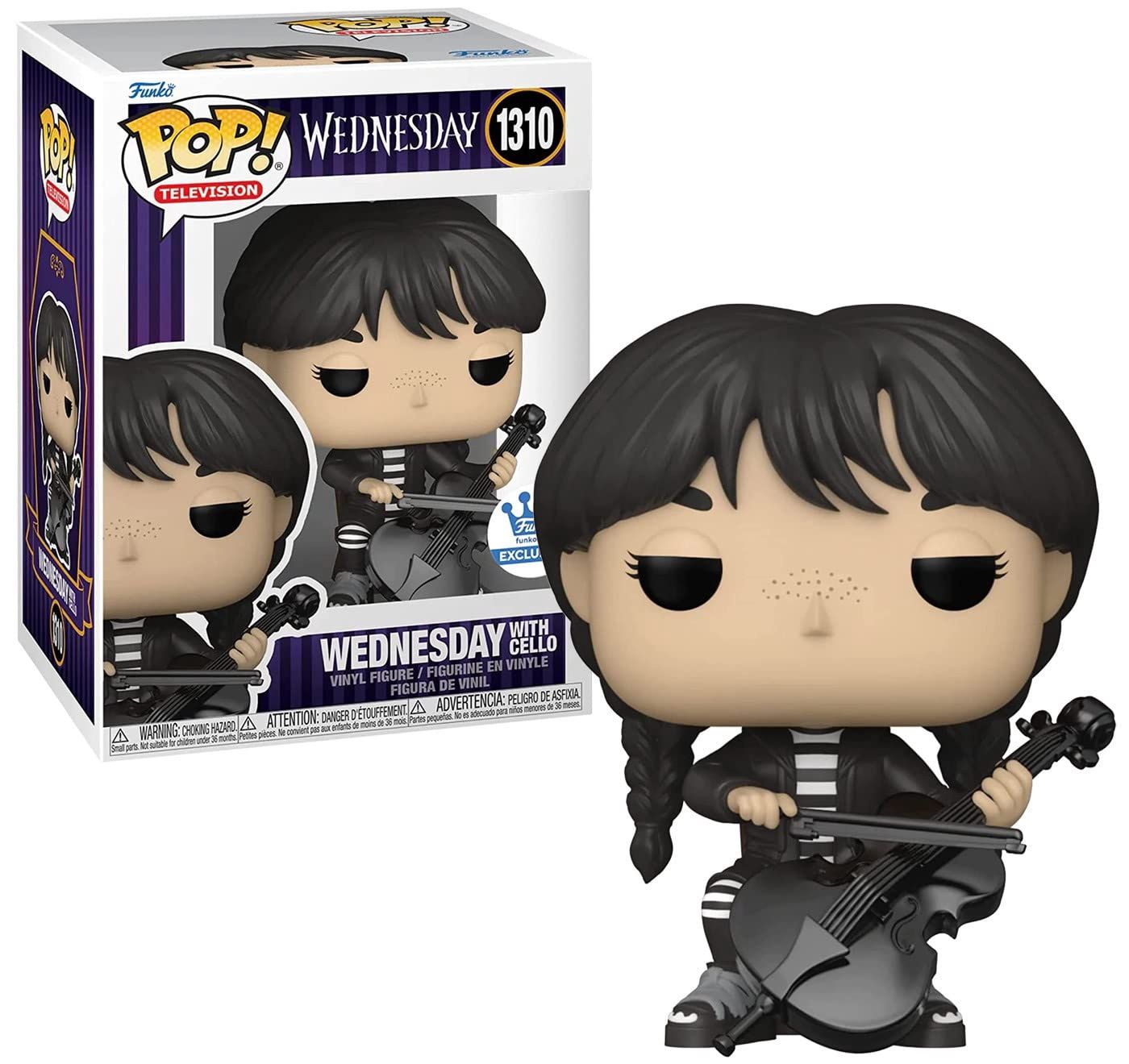 #1310 Wednesday - Wednesday w/Chello [Funko Exclusive]- Pop! Television