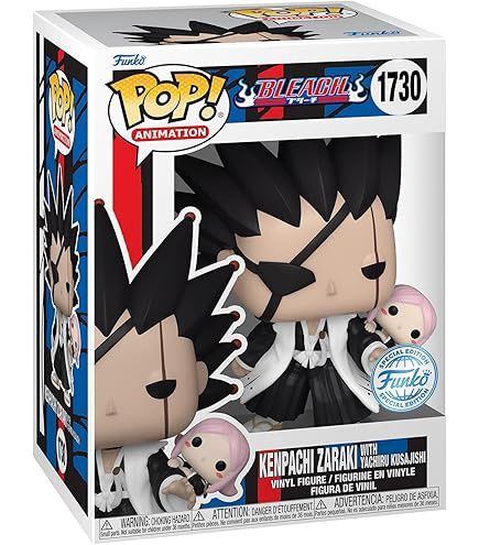 #1730 - Bleach - Kenpachi Zaraki With Yachiru Kusajishi - Chalice Collectibles Exclusive - Funk Pop