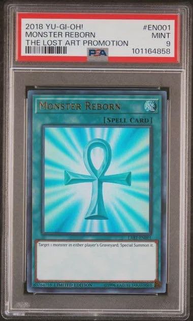 PSA 10 - 2018 Yu-Gi-Oh! Monster Reborn The Lost Art Promotion [101164858]