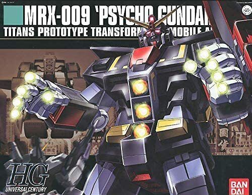 Bandai Hobby Zeta Gundam HGUC #049 MRX-009 Psycho Gundam HG 1/144 Model Kit USA