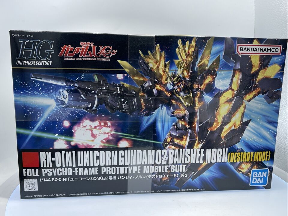 HGUC 1/144 Unicorn Gundam 02 Banshee Norn (Destroy Mode) Model Kit Bandai