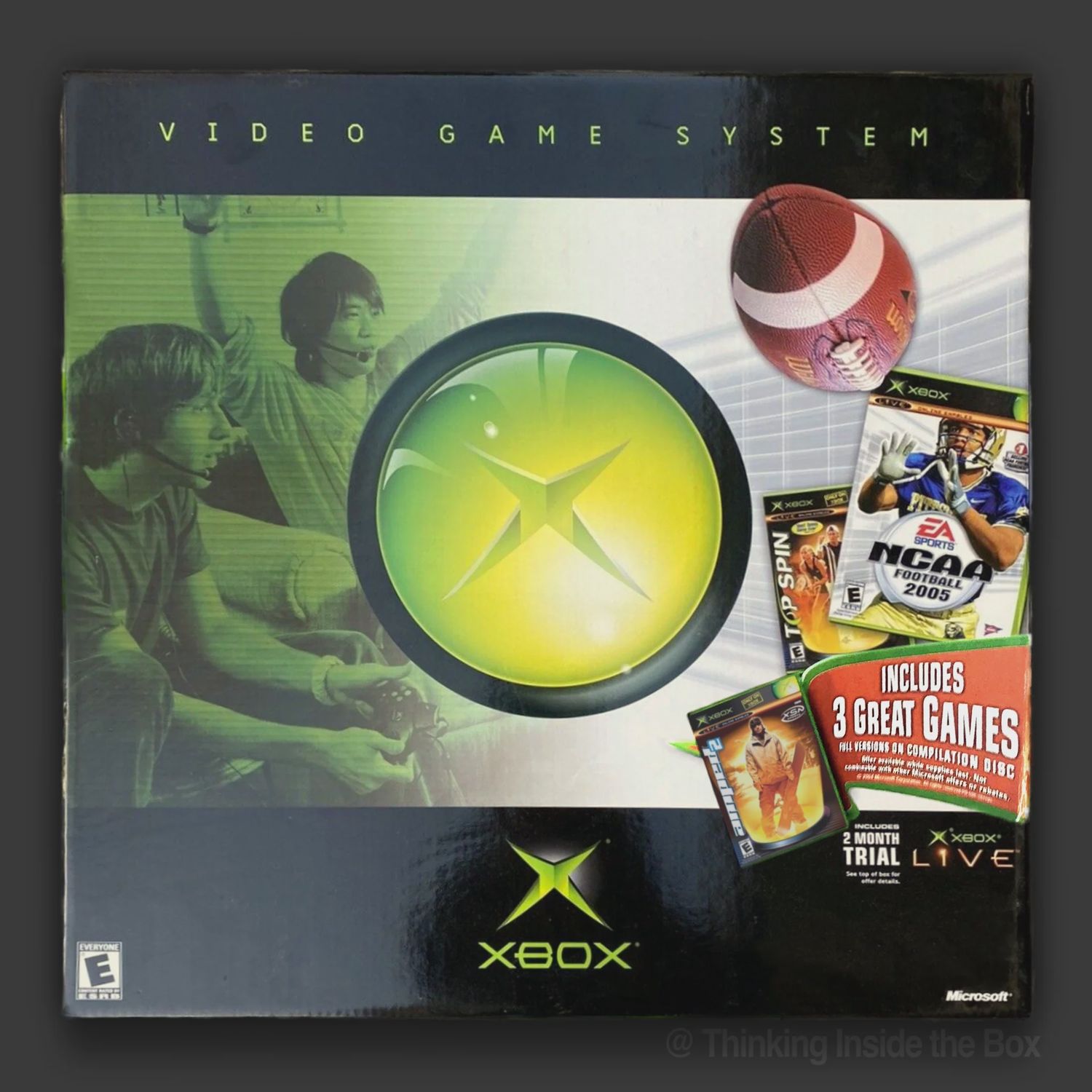 Original Xbox System [Top Spin NCAA Bundle] Console