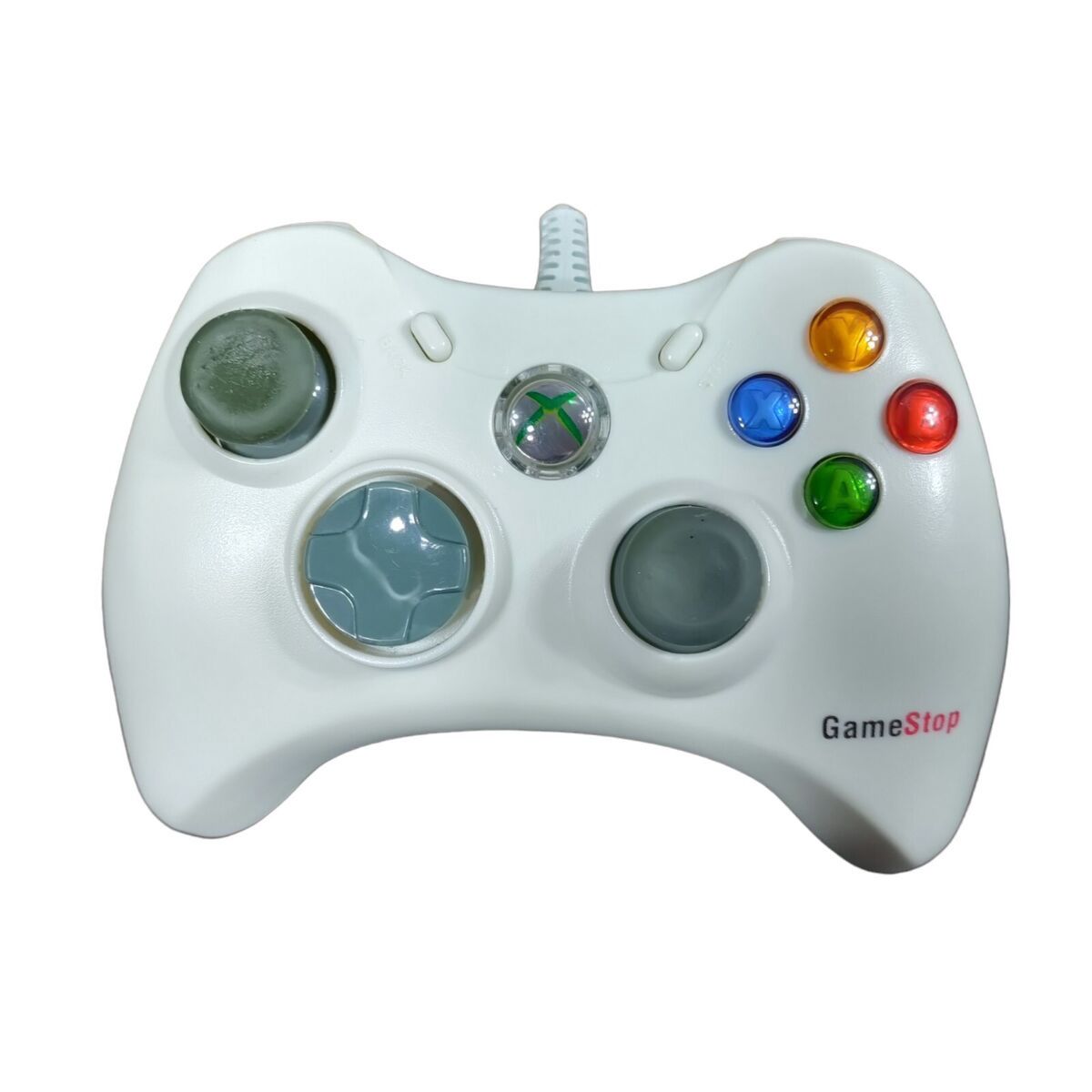 Wired Gamestop Xbox 360 Controller White