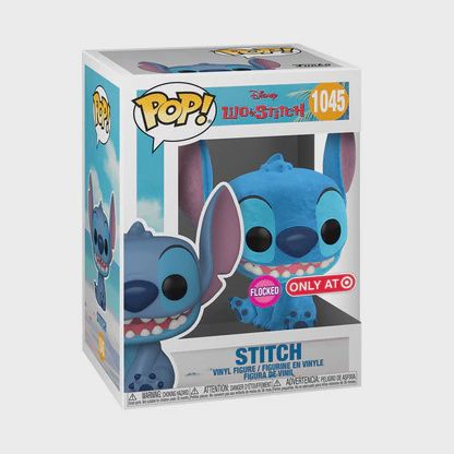 #1045 - Stitch ( Flocked) (Target Exclusive) - Lilo &amp; Stitch - Funko Pop