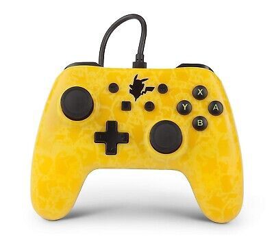 Pikachu Silhouette Yellow Power A Switch Controller
