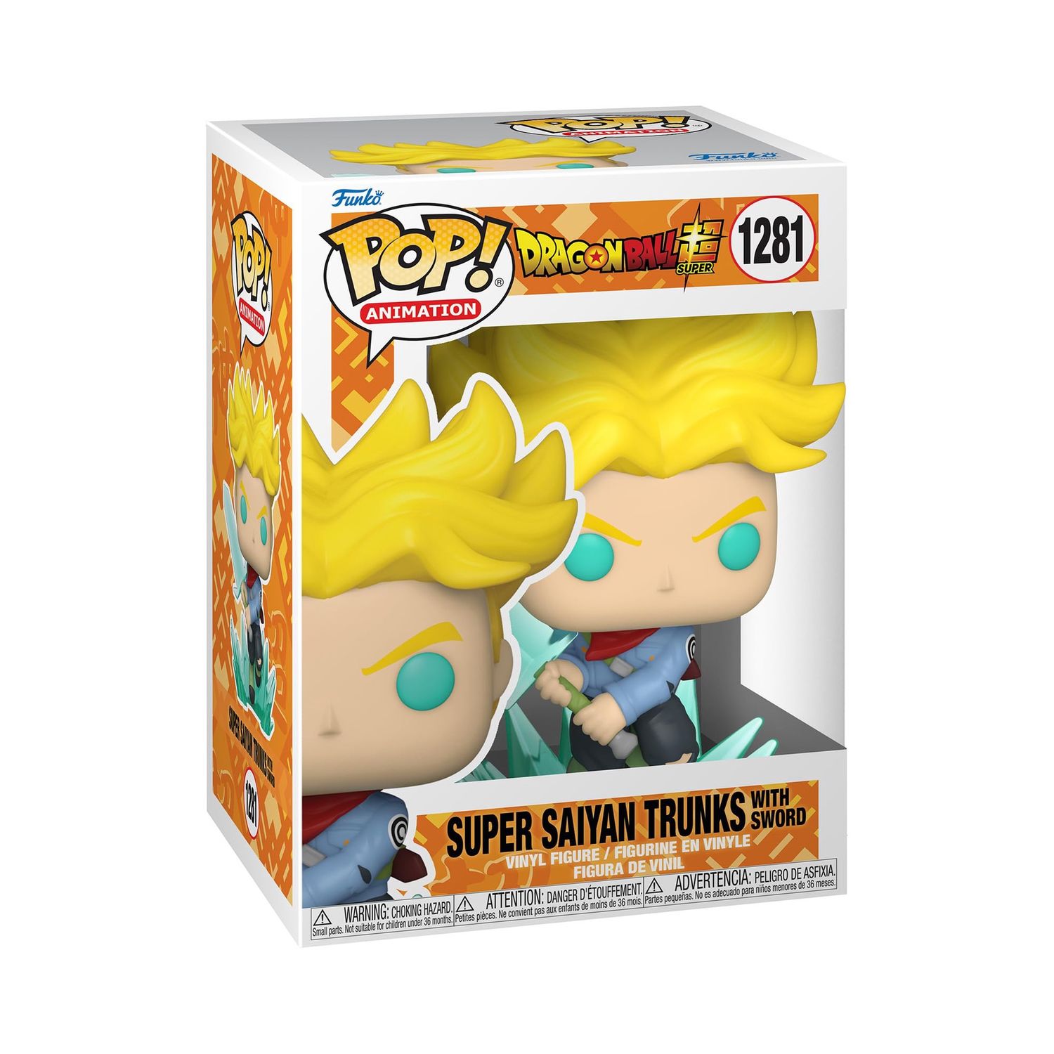 #1281 - Dragon Ball Super - Super Saiyan Trunks With Sword - Funko Pop