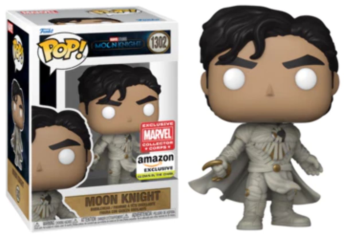 #1302 Moon Knight - Moon Knight - Amazon Exclusive/Marvel Collector Corps - Funko Pop!