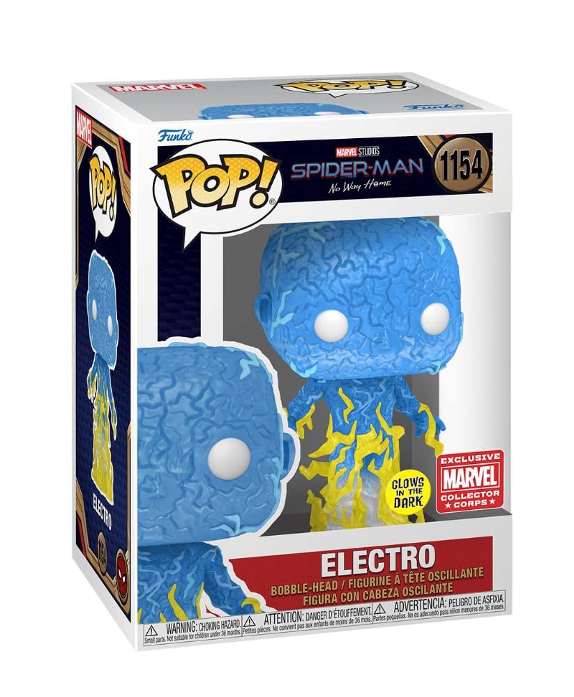 #1154 - Spider-Man No Way Home - Electro [Marvel Collection Corps] - Funko Pop