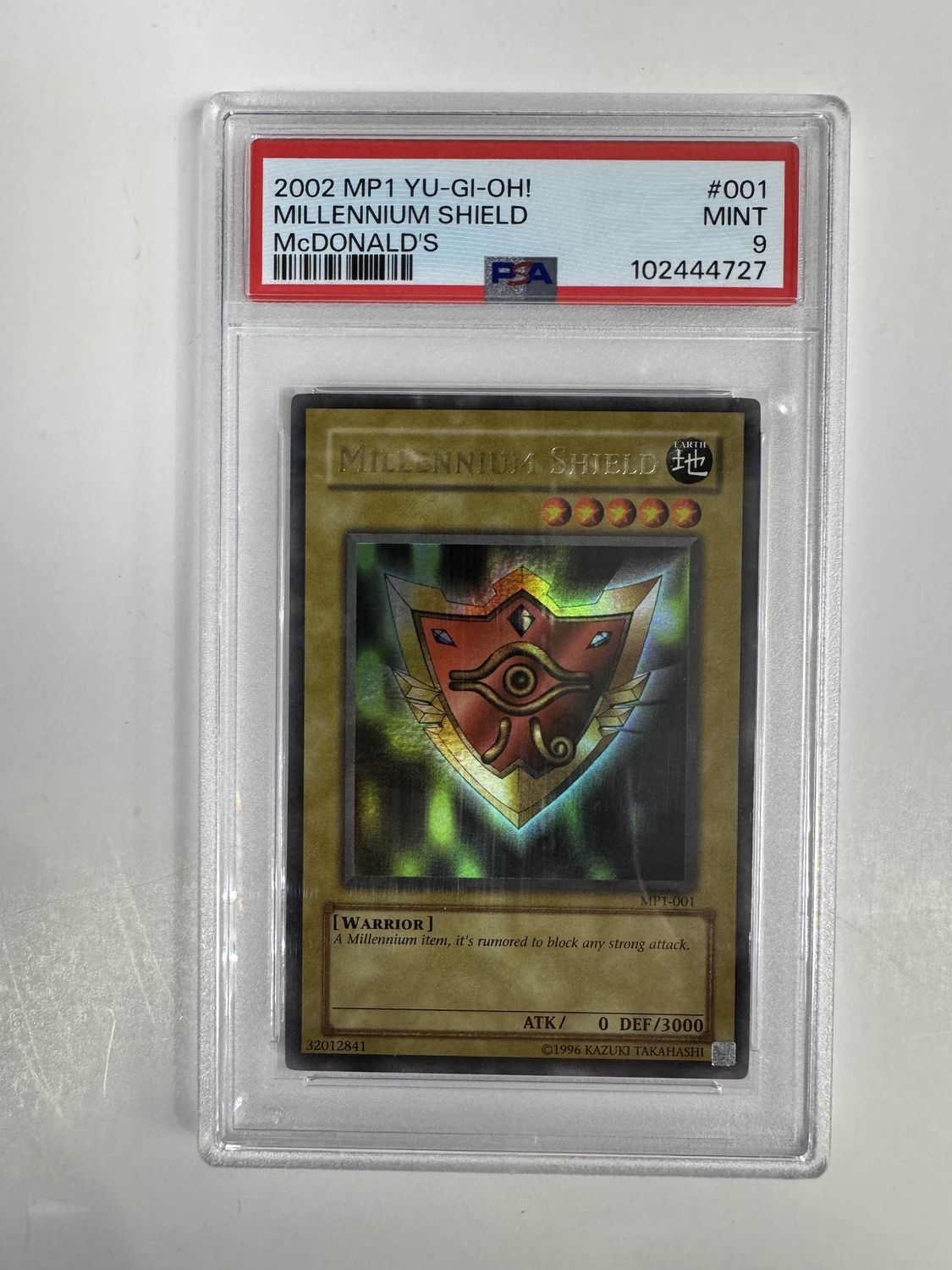 PSA 9 2002 MP1 Yu-Gi-Oh! Millennium Shield McDonald's #001 (102444727)