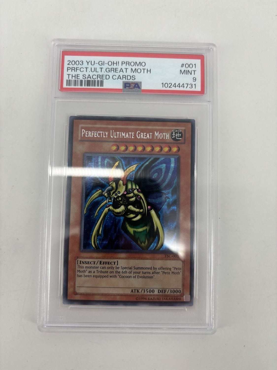 PSA 9 - 2003 Yu-Gi-Oh Promo Prfct.Ult.Great Moth The Sacred Cards (102444731)