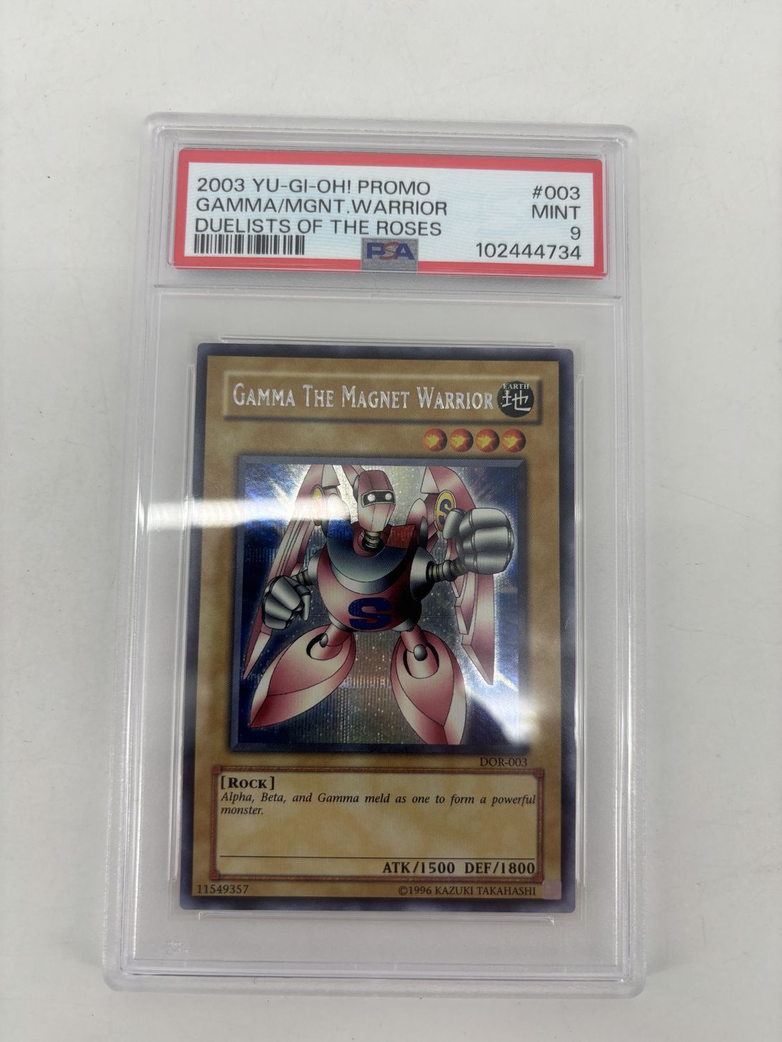 PSA 9 - 2003 Yu-Gi-Oh! Promo Gamma/Mgnt.Warrior Duelists of the Roses (102444734)