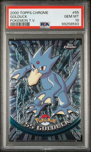 PSA 10 - 2000 Topps Chrome Golduck Pokemon T.V. (99258593)