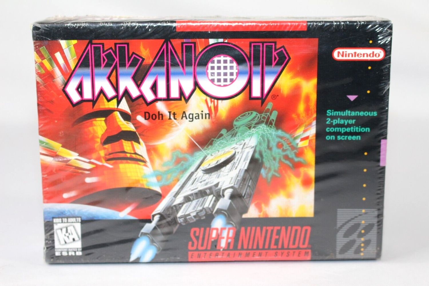 Arkanoid Doh It Again - Super Nintendo, Condition: New/Sealed