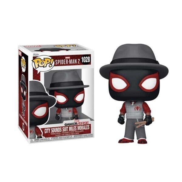 #1028 Marvel Spider-man 2 - Marvel Gamerverse &quot;City Sounds Suit Miles Morales&quot; - Funko Pop!