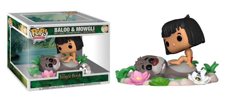#1490 - Baloo &amp; Mowgli - The Jungle Book - Funko Pop! Moment