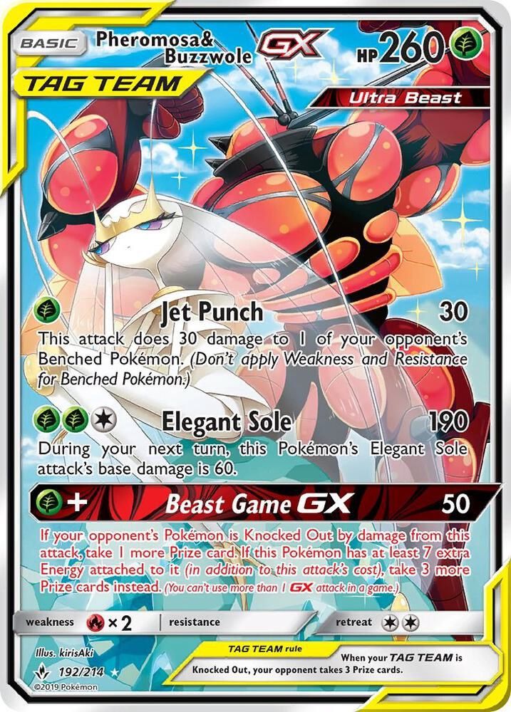 2019 Pheromosa/Buzzwole GX GEM 10 [103764889]
