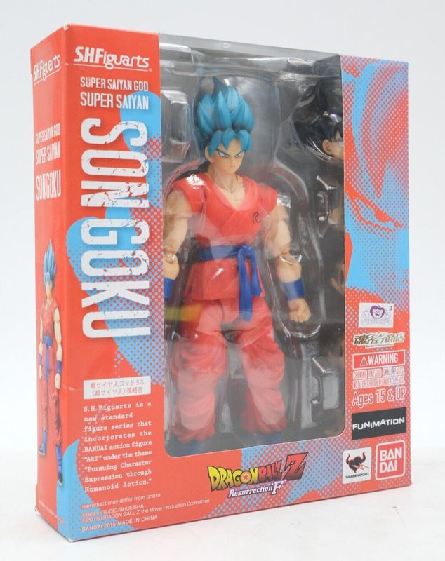 Bandai - SHFiguarts Super Saiyan God Super Saiyan Son Goku Figure DragonBall Z: Resurrection F