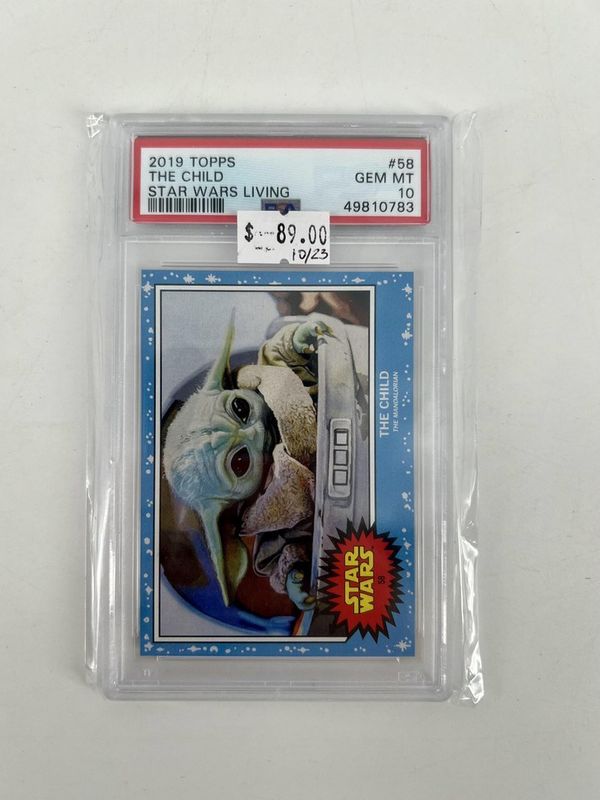 PSA - 10 2019 Topps The Child, Star Wars Living #58 [49810783]
