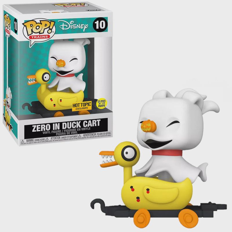 #10 - Disney - Zero in Duck Cart (Glow in the dark/ Hot-Topic Exclusive) - Funko Pop!