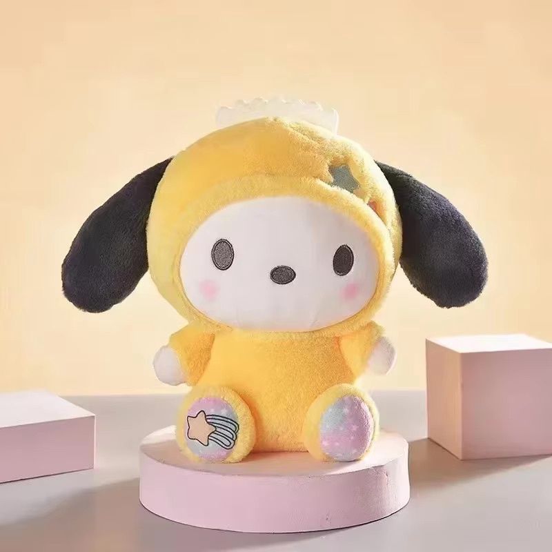 Pochacco in a Yellow Outfit Plush